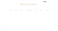 Desktop Screenshot of bevolunteer.net
